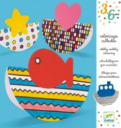 Djeco 3D gyngende farvelægning for børn