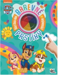 Malebog med farverige fingertryk PAW PATROL med fingerfarver 23 × 30 cm