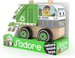 Sammenklappelig træbil