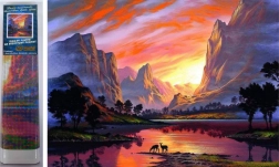 Diamantmaling bjergdal