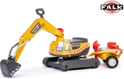 Skubbekøretøj Super bæltegraver med trailer