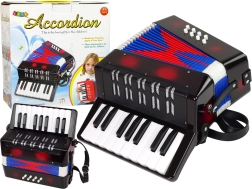 Børne-accordeon – musikinstrument – sort
