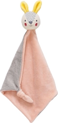Petit Collage nusseklud kanin lyserød i økologisk bomuld