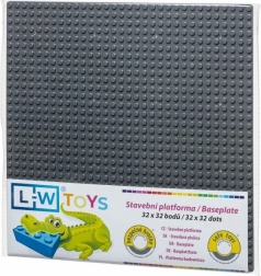 Baseplade 32 × 32 mørkegrå