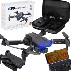 Sammenklappelig RC-drone E99 Pro med dobbeltkamera 720p og headless-tilstand