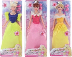 Leddukke prinsesse med led 28 cm med tilbehør