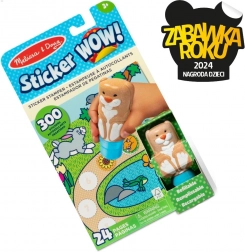 WOW!-klistermærke Kanin med stempler