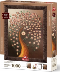 Puslespil med ramme og lim 3i1 99 navne for Allah 1000 brikker