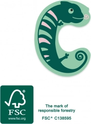 Small foot træbogstav C