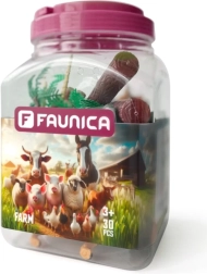 Sæt med figurer og tilbehør med gårdtema