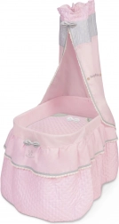 Køjeseng til dukker med hjul, himmel og dyne Sophie – DeCuevas