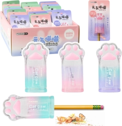 Sliber i form af kattepote til tynde farveblyanter