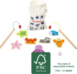 Magnetisk fiskespil til børn