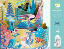 3D malebog På verdens top