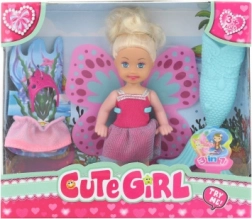 Dukke med tilbehør 3-i-1 – havfrue, fe og prinsesse