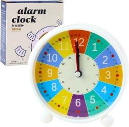 Farverigt børnevækkeur uden tikken