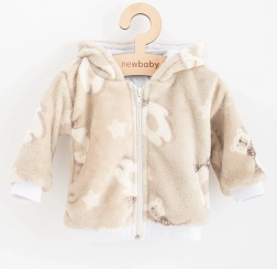 børns wellsoft vinterhættebluse med hætte New Baby Polar Bear