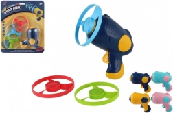 Udslyngede propeller med startpistol, 3 stk., plast, farvemiks
