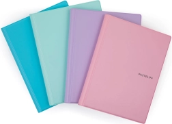 Ringbind A5 Pastelini med plastomslag