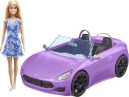 Barbie cabriolet og dukke