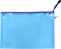 Lynlåspose A4 blå, netforstærket