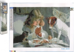 Diamantmaling Forventning 30 × 40 cm