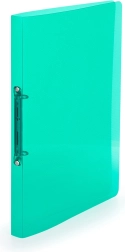 A4-ringbind i polypropylen med 2 ringe Lines, grøn