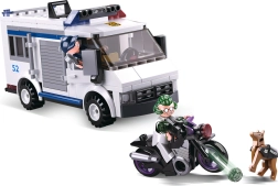 Sluban politi – fængselsvogn og flugt på motorcykel