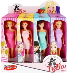 Dukke i farverige kjoler