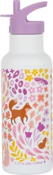 Rustfri drikkeflaske Blomsterhave 500 ml