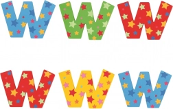 Stjerneprikket bogstav Bigjigs Toys W