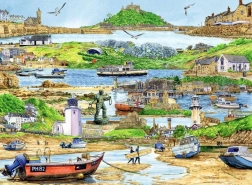 Ravensburger puslespil Flugt til Cornwall 500 brikker