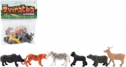 Mini Safari ZOO Dyrefigurer Plast Sæt