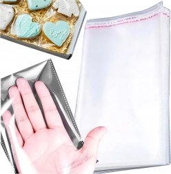 Selvklæbende cellofanposer OPP 16 × 20 cm, 100 stk.