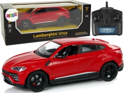 RC bil 1:24 LAMBORGHINI Urus rød med lys 2,4 GHz