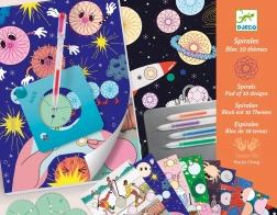 Kreativt sæt DJECO dekorative spiraler – 10 motiver