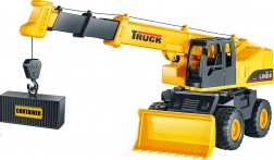 Friktionsdrevet kran med effekter og container 31 cm