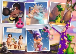 Puslespil 200 brikker - Dragen Diplodoks eventyr