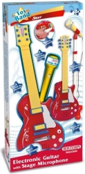 Bontempi rockguitar med justerbar mikrofon på stativ