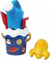 Androni sandlegesæt Rum med vandkande – lille, 6 dele