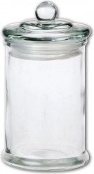 Glaskrukke til madvarer 330 ml med låg