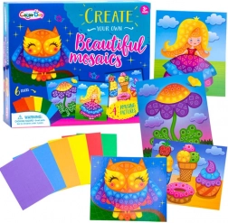 Kreativ skum mozaik ugle – A