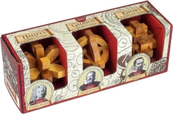 Professor Puzzle Great Minds: berømte mænd – 3-i-1 puslespilssæt