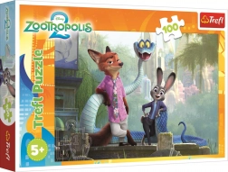 Puslespil Zootropolis: Zootropolis hemmeligheder 100 brikker – Trefl