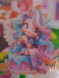 Diamantmaleri på lærred - Magiske skabninger