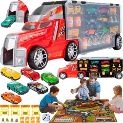 Lastbil med små biler, 23-dels sæt