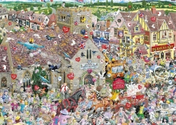 Puslespil Jeg elsker bryllupper og festmåltider 1000 brikker