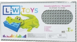 Byggeplade Junior 16x32 grå