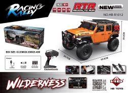 Fjernstyret bil WILDERNESS RTR 1:10 orange