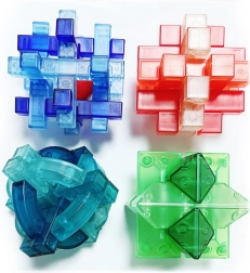 Hjernebrydende puslespil 7 cm med billedvejledning